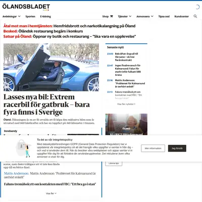 http://olandsbladet.se startsida 2023