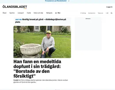 http://olandsbladet.se startsida 2026