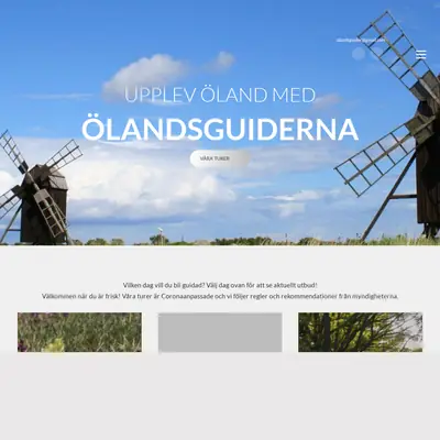 ÖLANDSGUIDEN startsida 2021