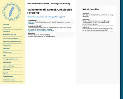 Cancerläkaren startsida 2013