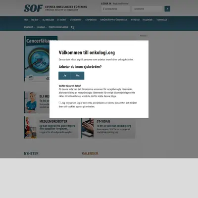 Cancerläkaren startsida 2018