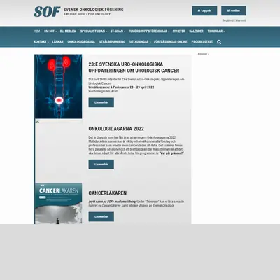 Cancerläkaren startsida 2022