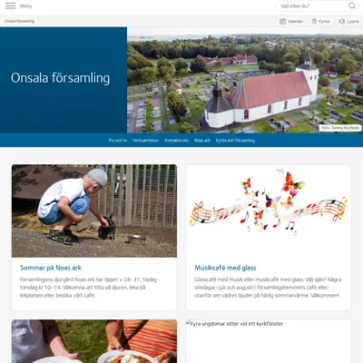 www.onsalakyrka.se startsida 2024