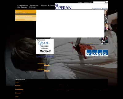 www.operan.se startsida 2009