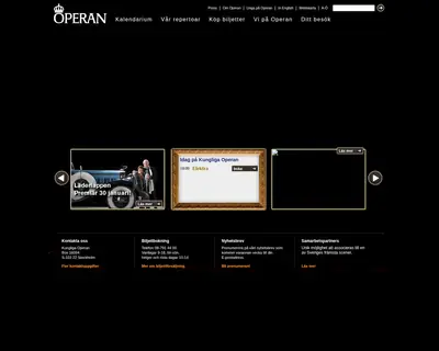 www.operan.se startsida 2010