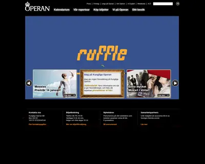 www.operan.se startsida 2011