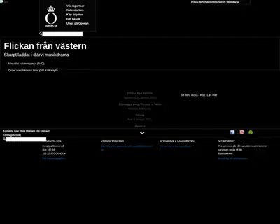 www.operan.se startsida 2012