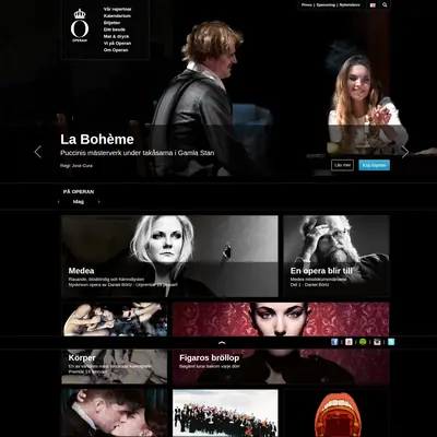 www.operan.se startsida 2016