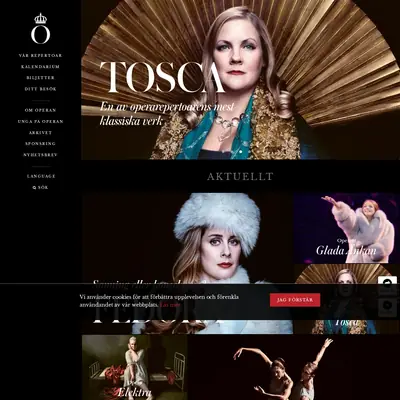 www.operan.se startsida 2018