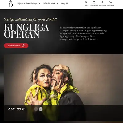 www.operan.se startsida 2026