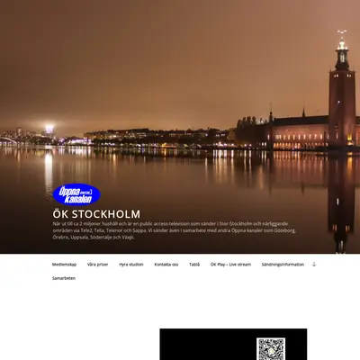 ÖPPNA KANALEN STOCKHOLM startsida 2023