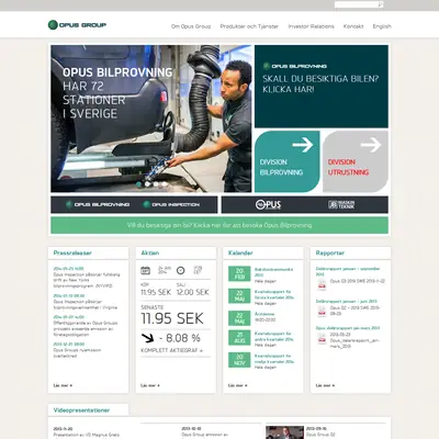 OPUS startsida 2014