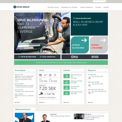 OPUS startsida 2015