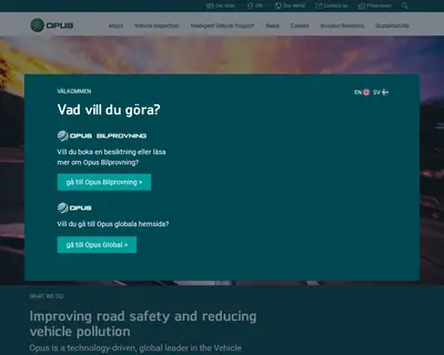 OPUS startsida 2019