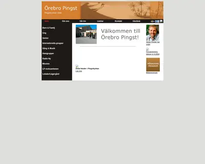 Pingstkyrkan Örebro startsida 2005