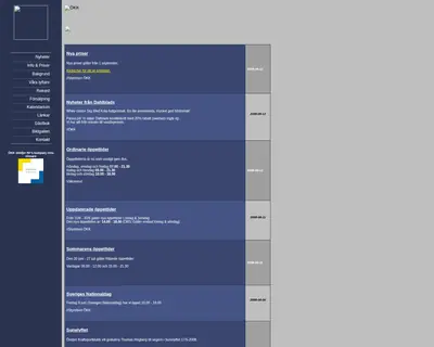 ÖKK startsida 2009