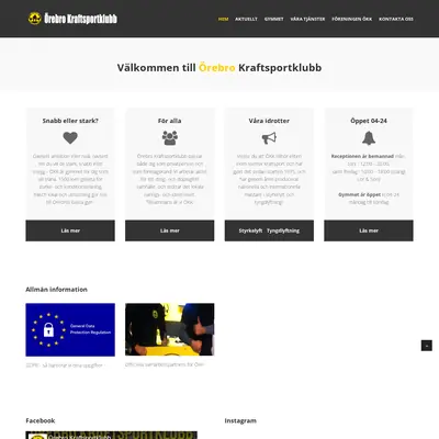 ÖKK startsida 2019
