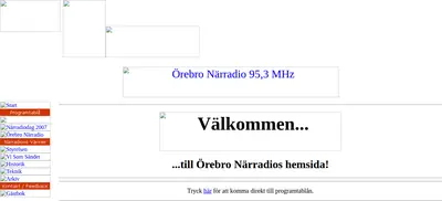 Örebro Närradio startsida 2008