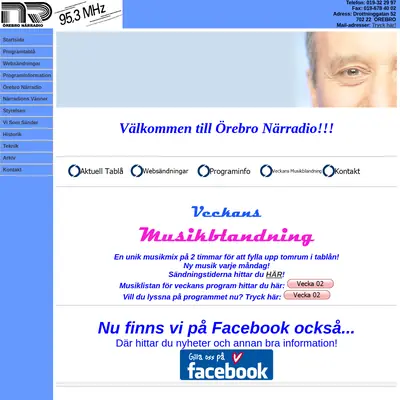 Örebro Närradio startsida 2014