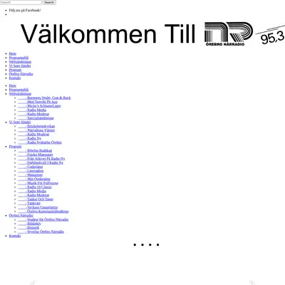 Örebro Närradio startsida 2016