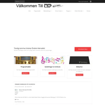 Örebro Närradio startsida 2017
