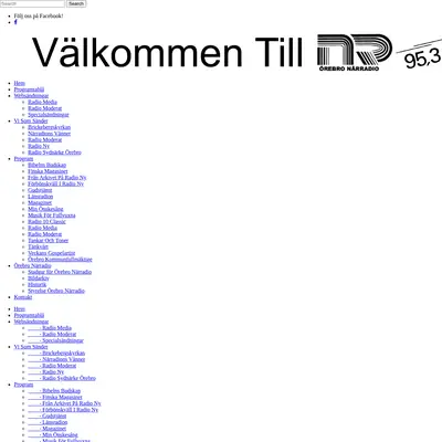 Örebro Närradio startsida 2020
