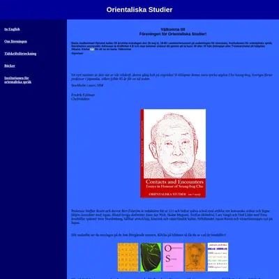 Orientaliska studier startsida 2009