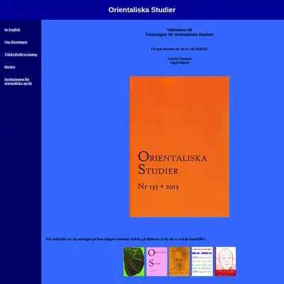 Orientaliska studier startsida 2014