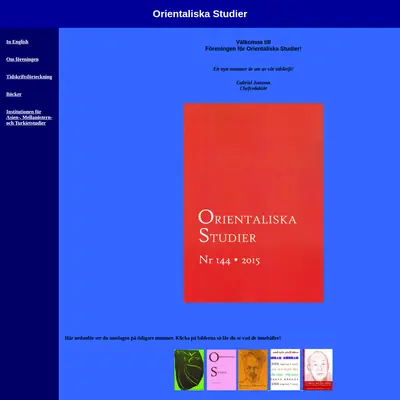Orientaliska studier startsida 2017