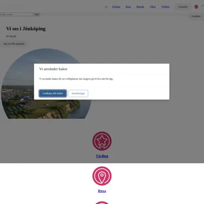 Radio O-Ringen startsida 2025