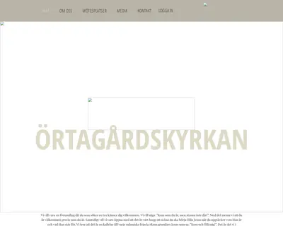 Örtagårdskyrkans Webb-TV startsida 2025