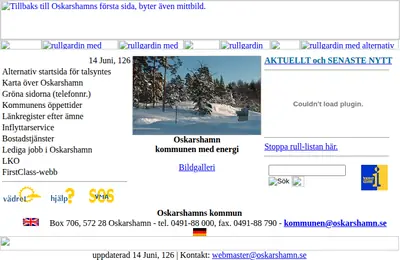 Mera Oskarshamn startsida 2005