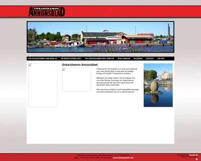 OSKARSHAMNS ANNONSBLAD startsida 2011
