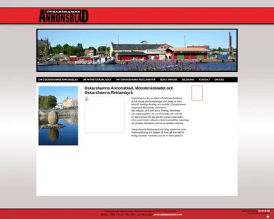 OSKARSHAMNS ANNONSBLAD startsida 2014