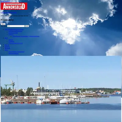 OSKARSHAMNS ANNONSBLAD startsida 2022
