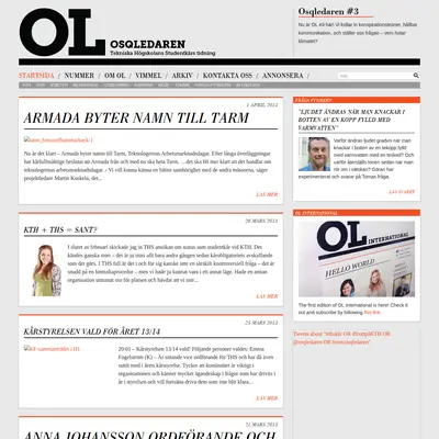 Osq-ledaren startsida 2013