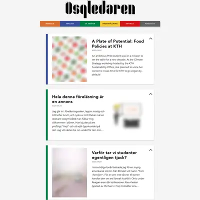 Osq-ledaren startsida 2020