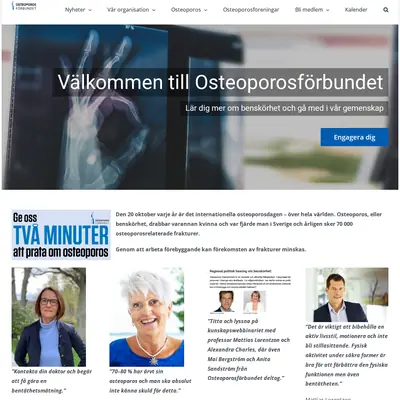 OsteoporosNytt startsida 2022