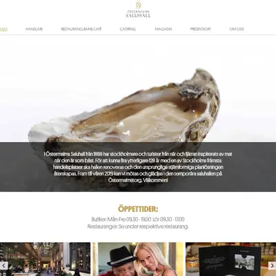 Östermalms Saluhall Magasin startsida 2018