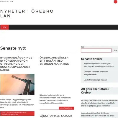 ÖSTERNÄRKEBLADET startsida 2024