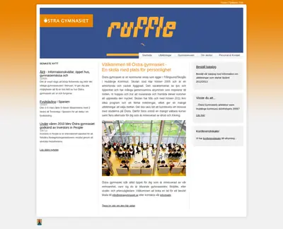 ostragymnasiet.se startsida 2011