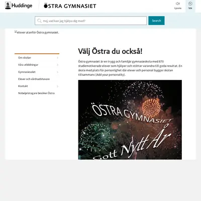ostragymnasiet.se startsida 2025