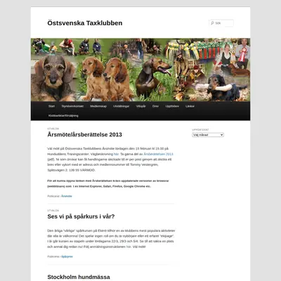 ostsvtaxar.se startsida 2014