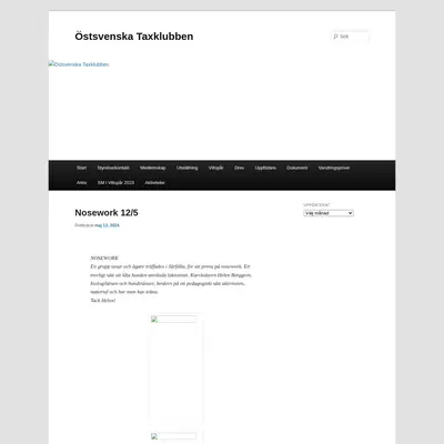 ostsvtaxar.se startsida 2024