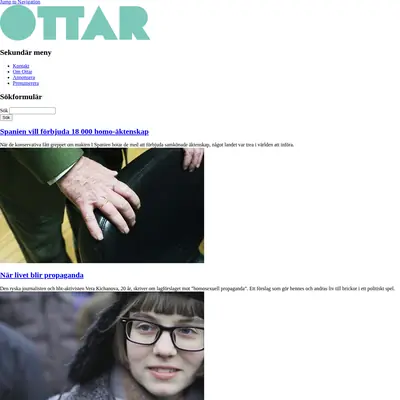 Ottar startsida 2012