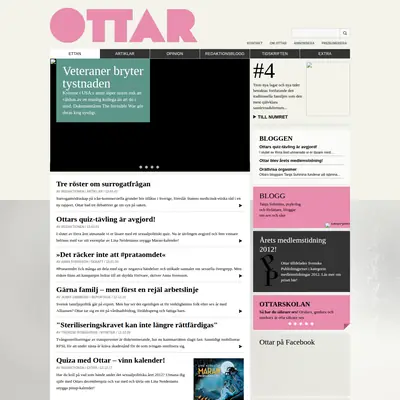 Ottar startsida 2013