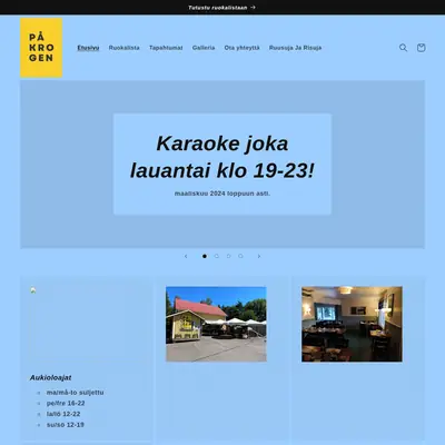 PÅ KROGEN startsida 2024