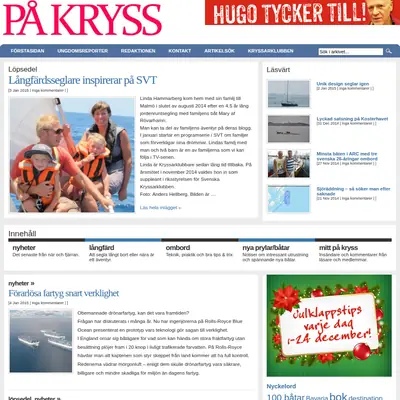 PÅ KRYSS startsida 2015