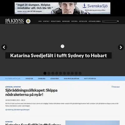 PÅ KRYSS startsida 2016