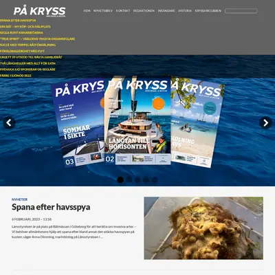 PÅ KRYSS startsida 2023